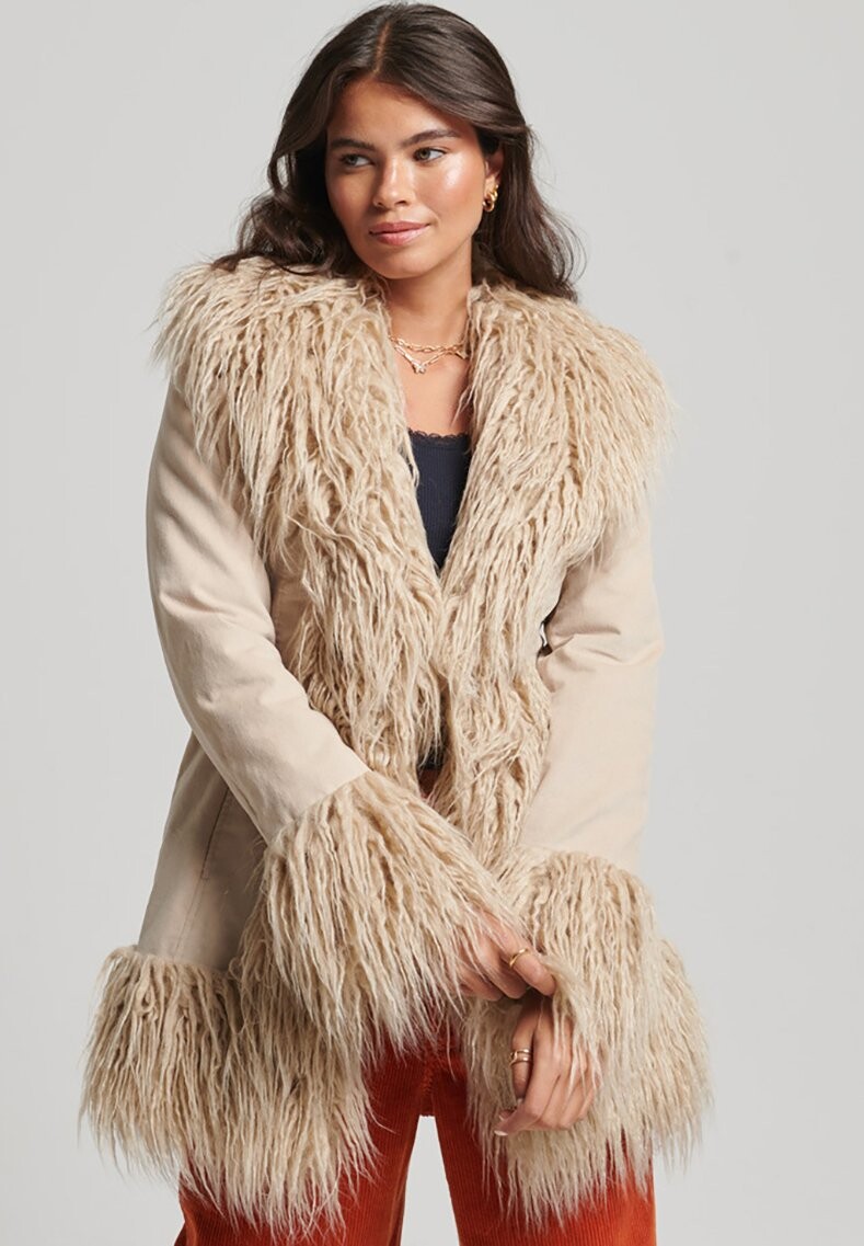 

Короткое пальто Superdry, Коричневый