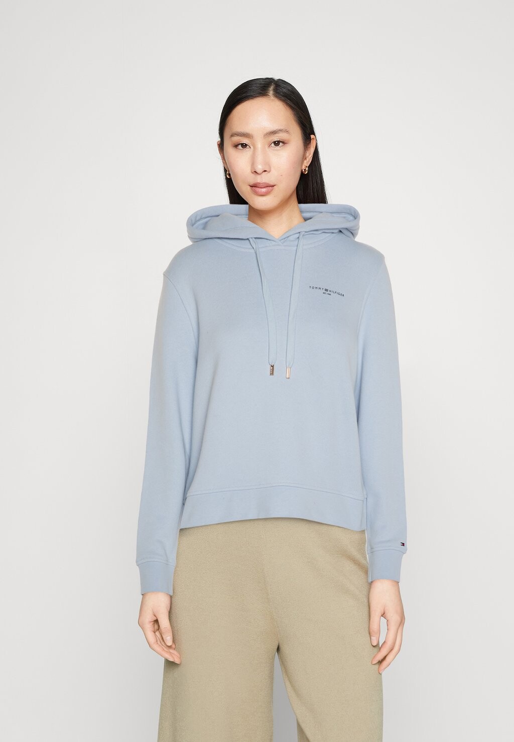 

Толстовка Tommy Hilfiger Mini Corp Logo Hoodie, свежий синий, Синий;серый