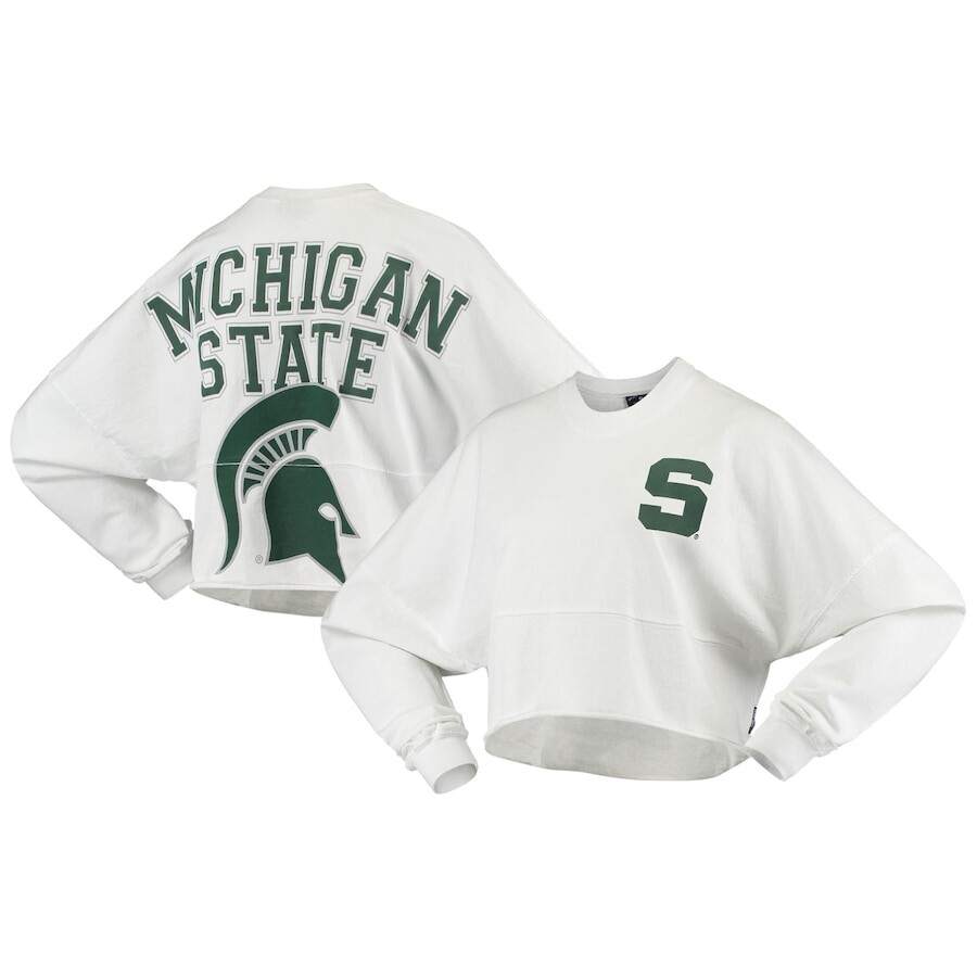 

Футболка с длинным рукавом Spirit Jersey Michigan State Spartans, белый