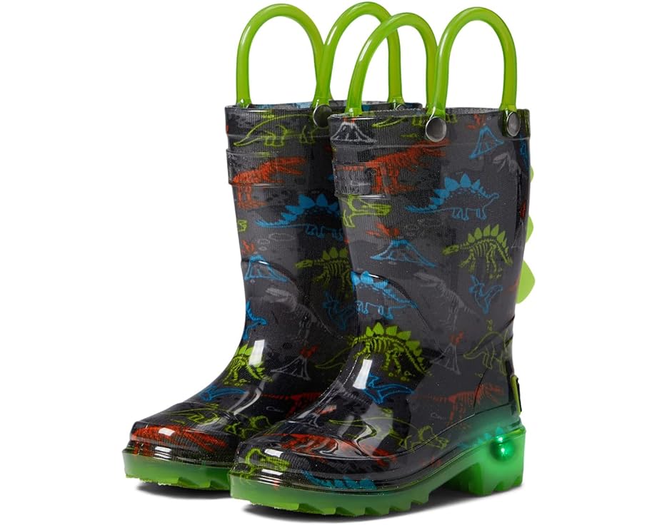 Ботинки Western Chief Lighted Rain Boots, цвет Dino Lighted фотографии