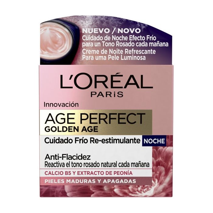 Ночной крем Age Perfect Golden Age Crema de Noche Cuidado Frío Re-Estimulante L'Oréal París, 50 ml golden age premier ga 8000
