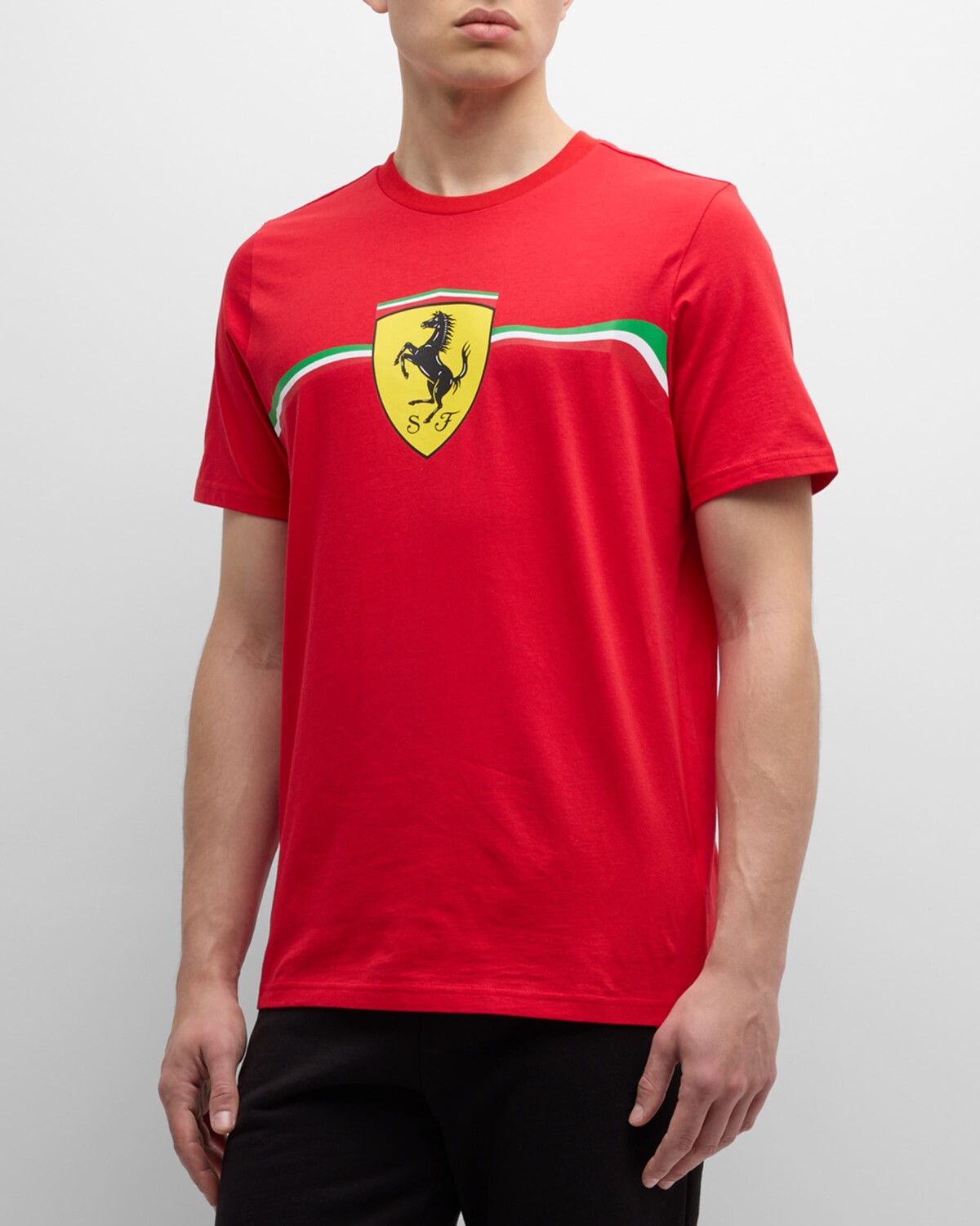 

Мужская футболка Race Shield Heritage из коллаборации с Ferrari Puma, цвет Red