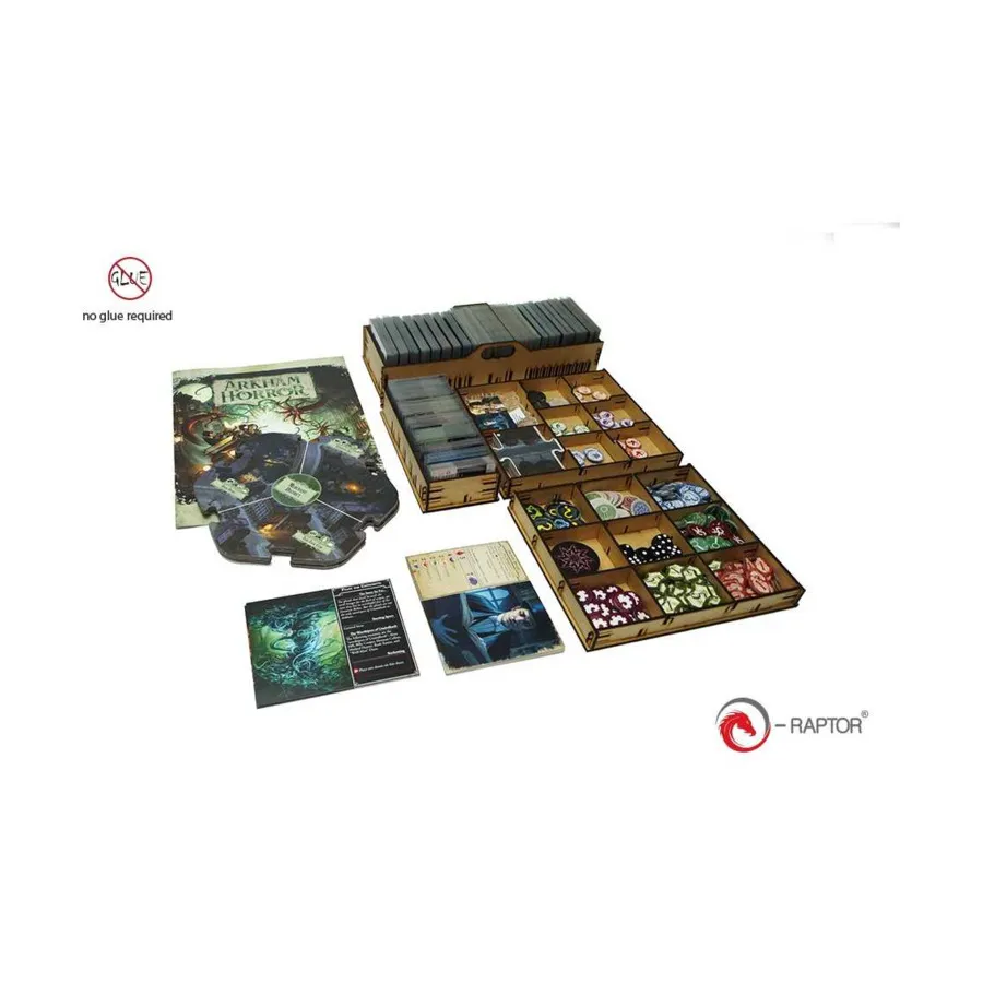 

Вставка для 3-го издания «Ужаса Аркхэма», Box Inserts (E-Raptor)