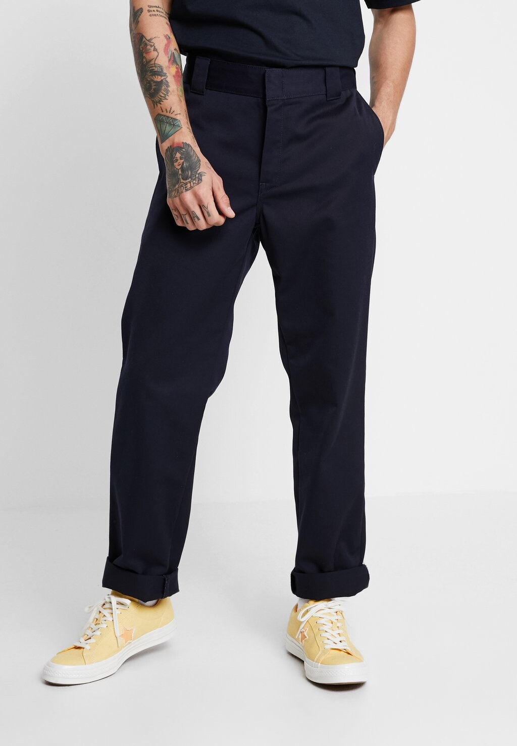 Брюки Master Pant Carhartt WIP, цвет dark navy rinsed