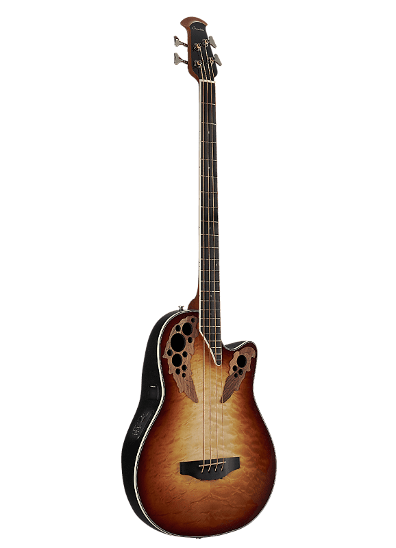 Басс гитара Ovation CEB44X-7C Celebrity Elite Mid-depth Cutaway Lyrachord Body Nato Neck 4-String Acoustic Bass Guitar