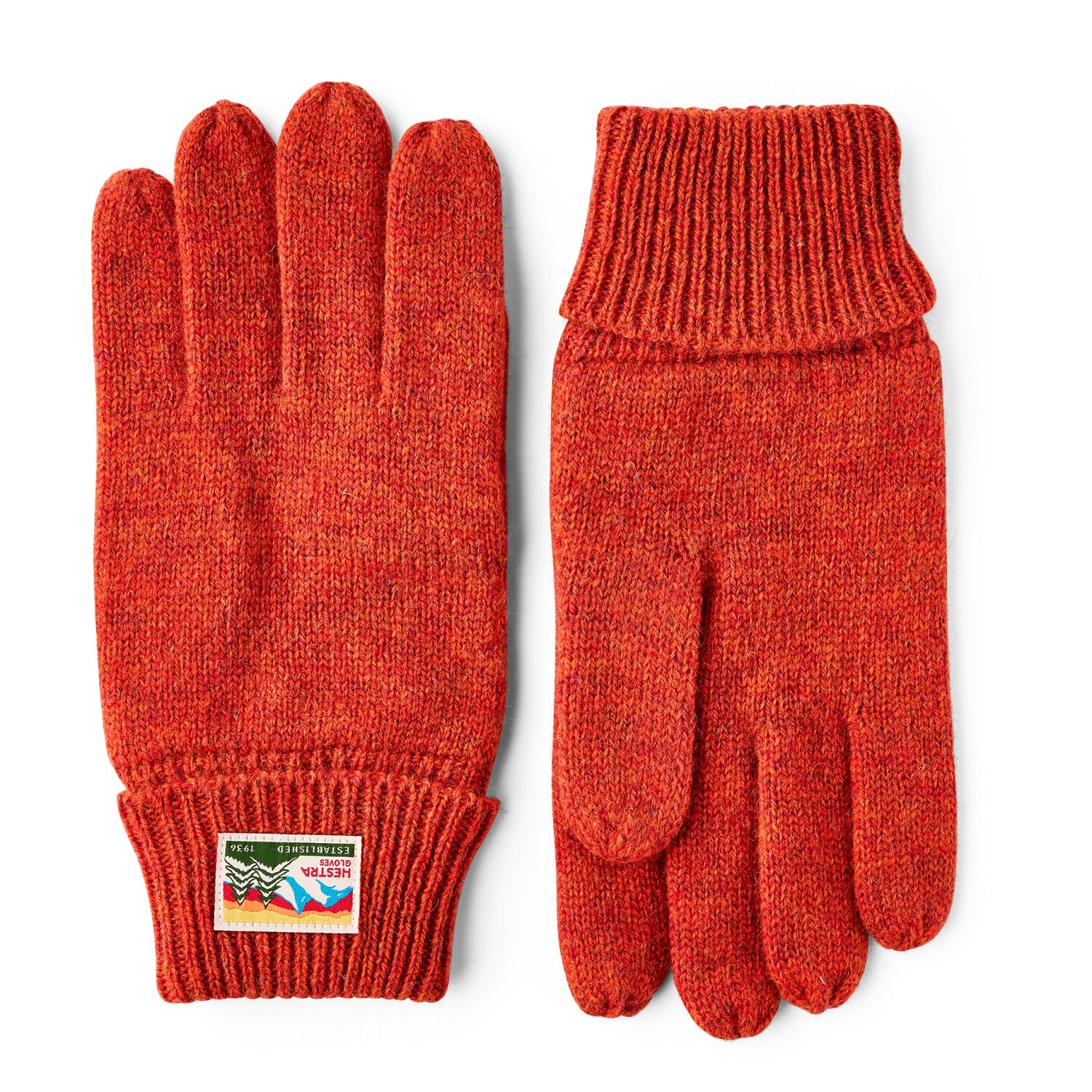 

Перчатки Hestra Raggwool Glove, цвет Brick Red