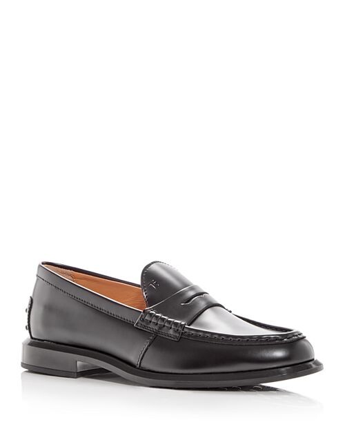 

Женские пенни-лоферы с открытым носком Tod's, цвет Black