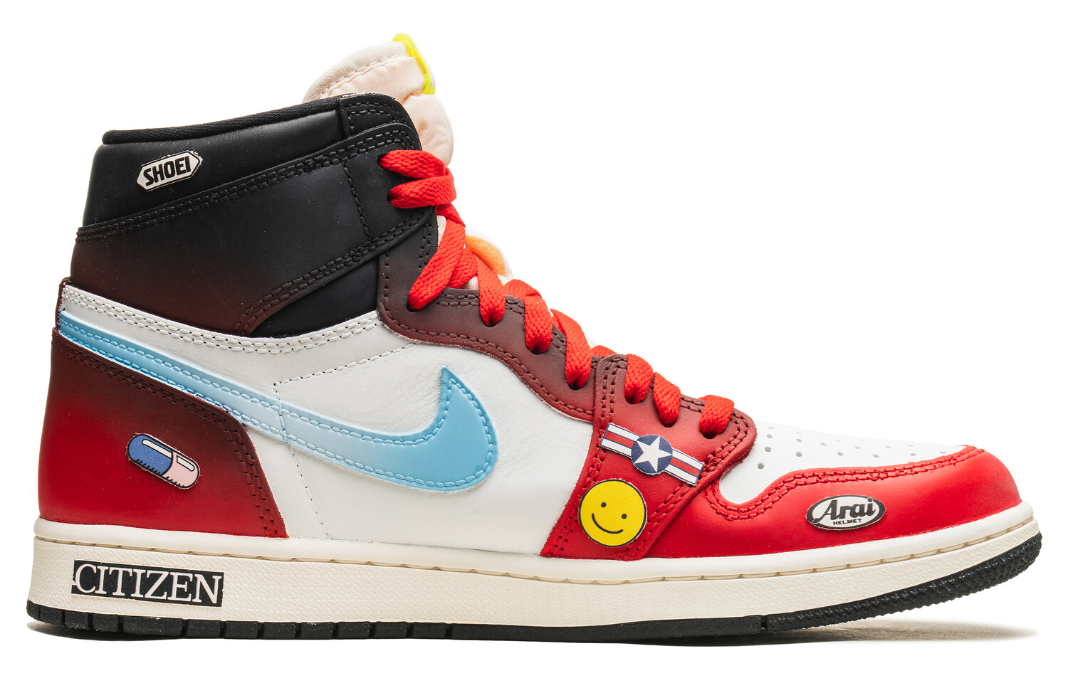 

Кроссовки Jordan Vintage Basketball Shoes Unisex High-top Black/Red, черный/красный
