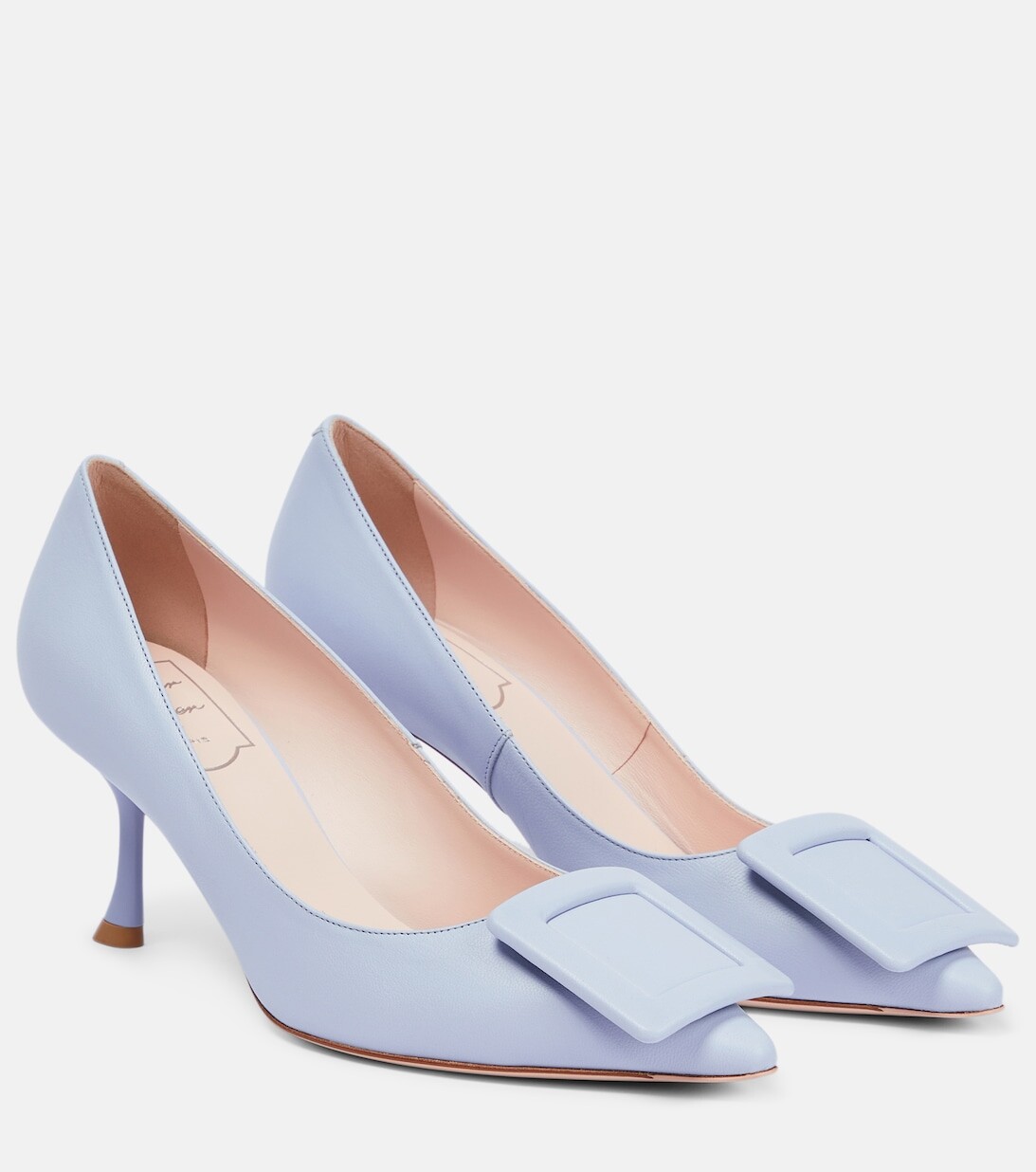 

Кожаные туфли Viv' in the City Roger Vivier, синий