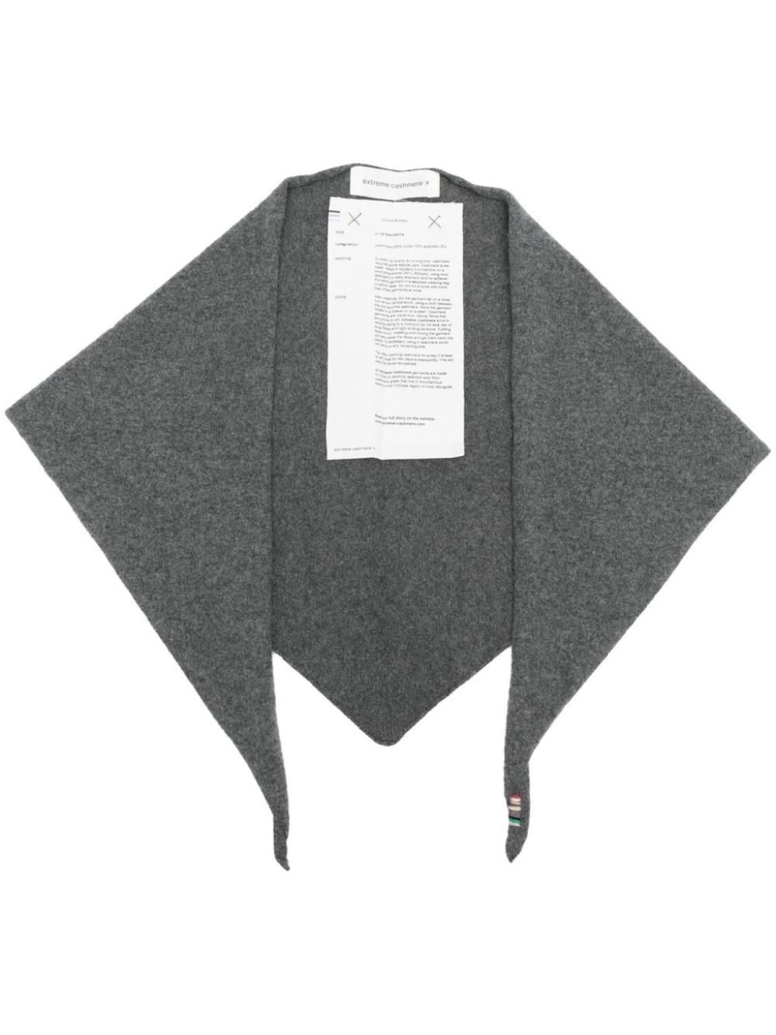 

Extreme cashmere вязаный шарф, серый