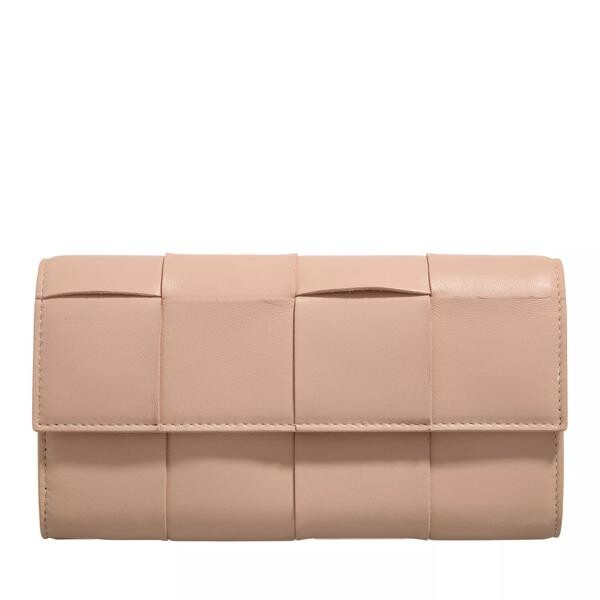 

Кошелек cassette continental wallet Bottega Veneta, розовый