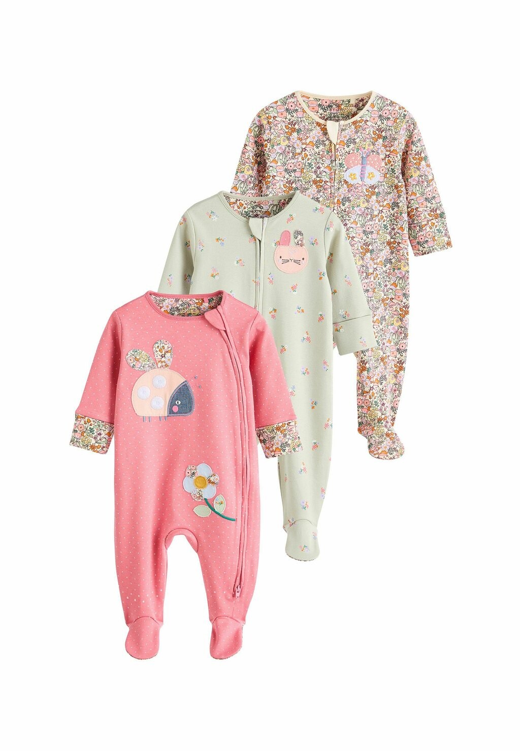 

Комбинезон 3 PACK, REGULAR FIT Next, розовый