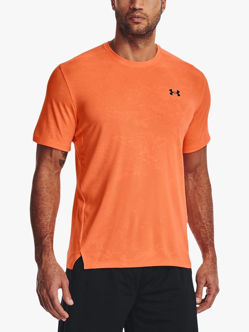 

Жаккардовая спортивная футболка Under Armour Tech Vent, Orangeblast/Blk