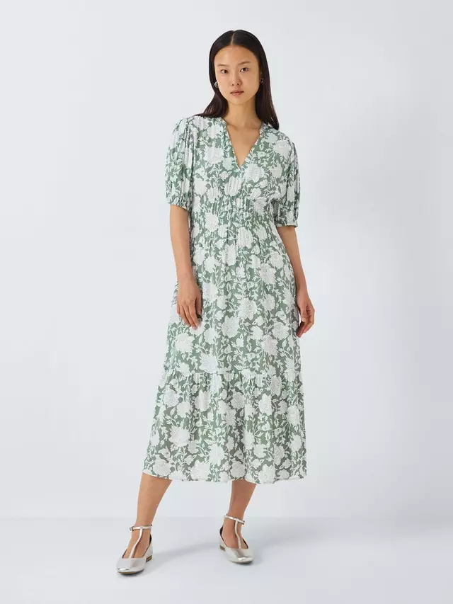

Платье John Lewis Floral Print Shirred