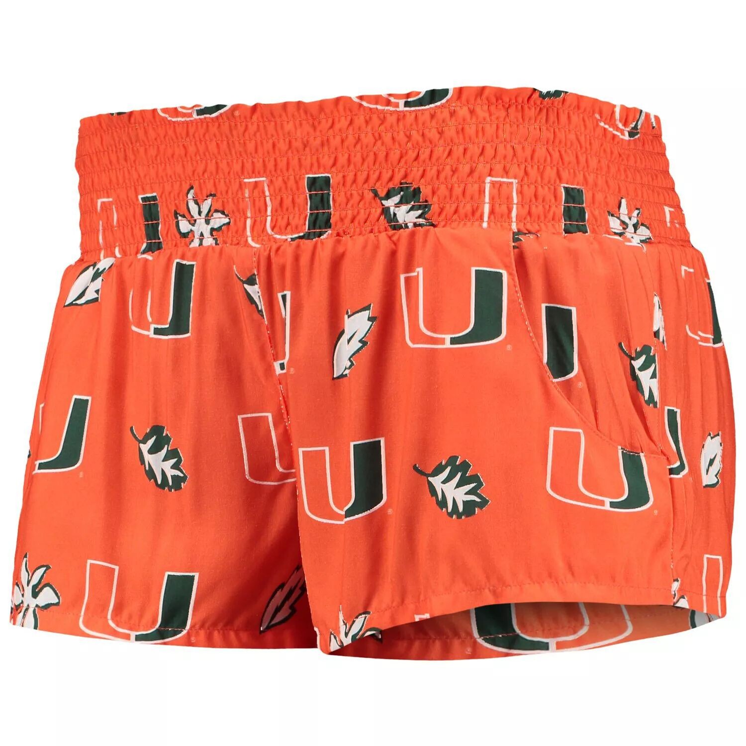 

Женские пляжные шорты Wes & Willy Orange Miami Hurricanes