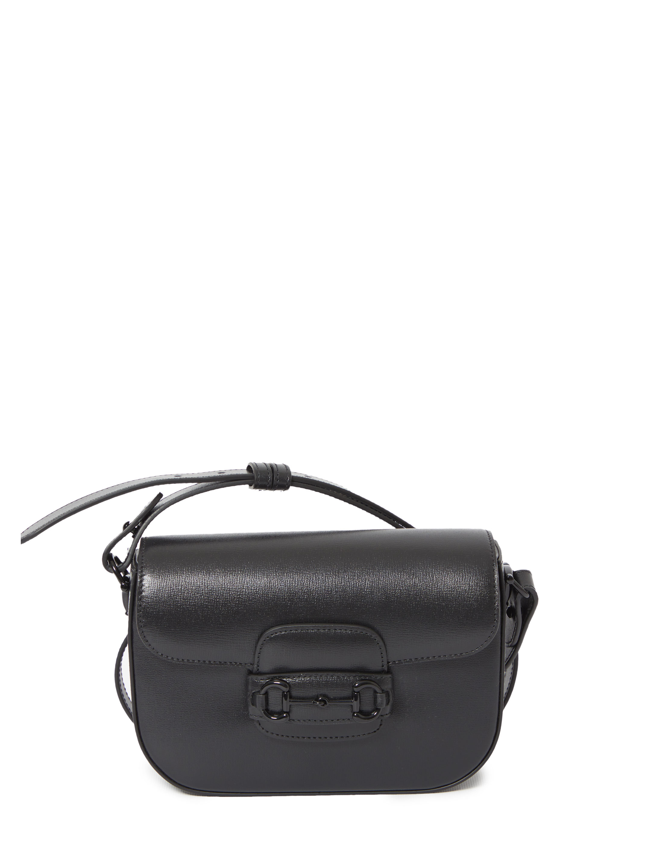 Сумка Gucci Small Gucci Horsebit 1955, черный сумка папка с плечевым ремнем