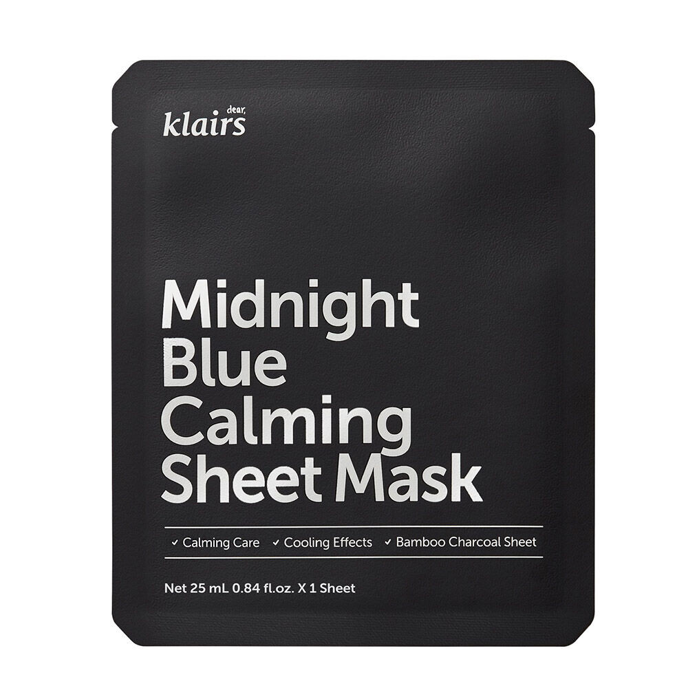 

Тканевая маска для лица Dear Klairs Midnight Blue Calming Sheet Mask, 25 мл