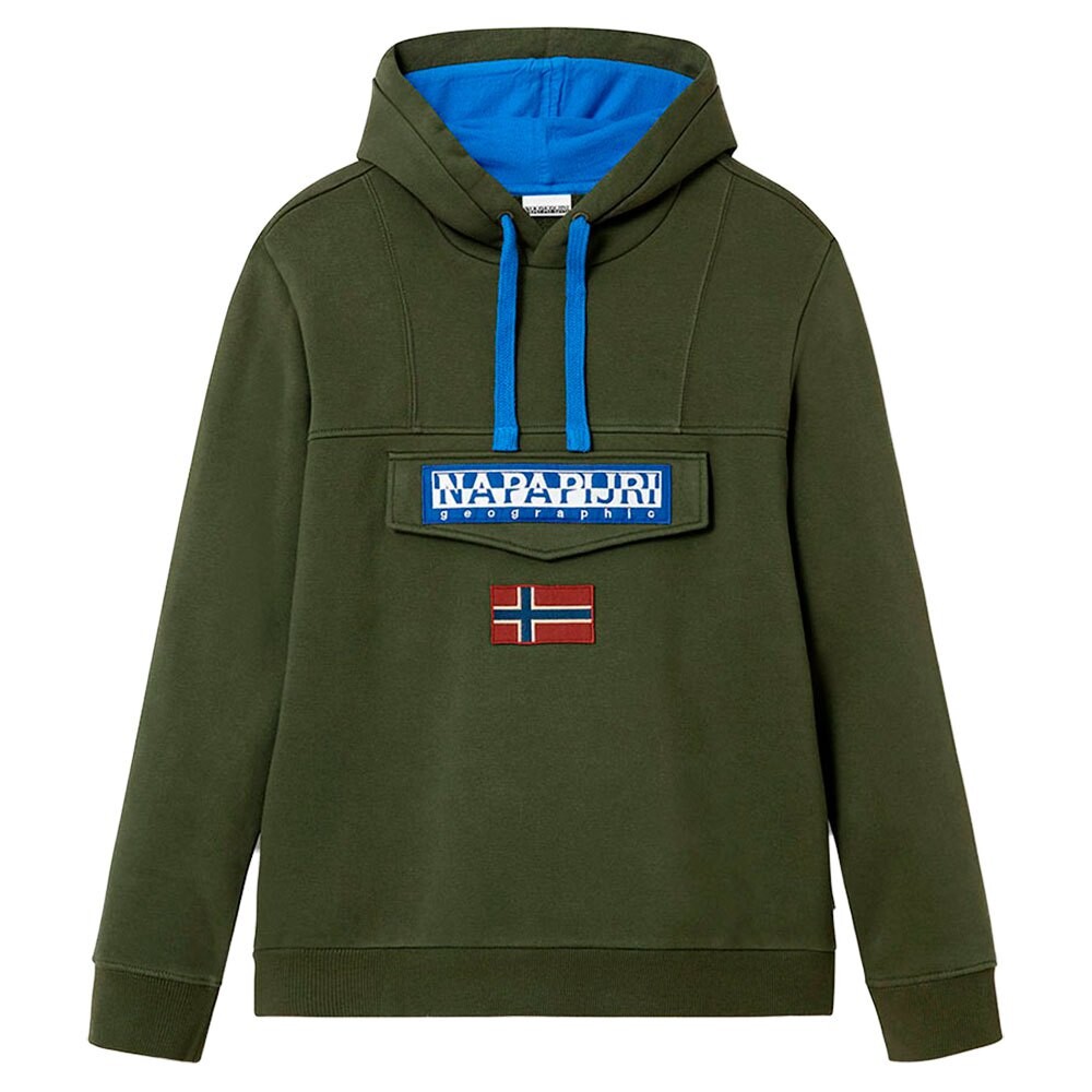 

Худи Napapijri Burgee Win, зеленый