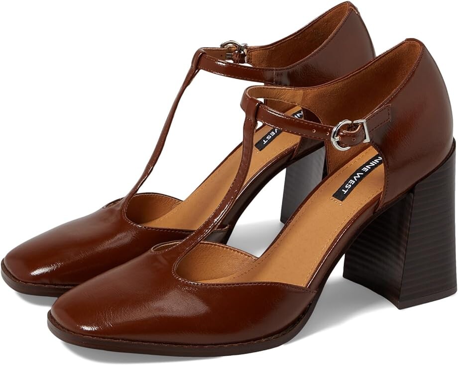 

Туфли Nine West Janky 3, цвет Medium Brown Patent