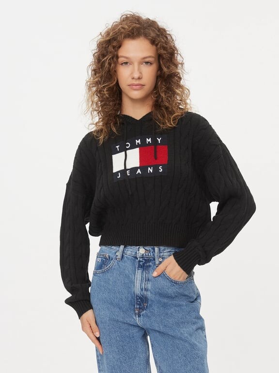 

Свитшот Tommy Hilfiger для женщин, черный