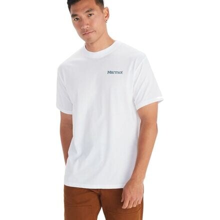 

Футболка в горошек мужская Marmot, белый