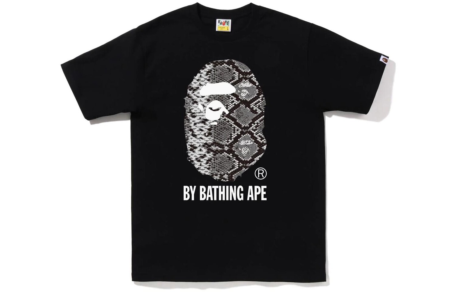 

Футболка BAPE Snake By Bathing Ape A Bathing Ape, коричневый