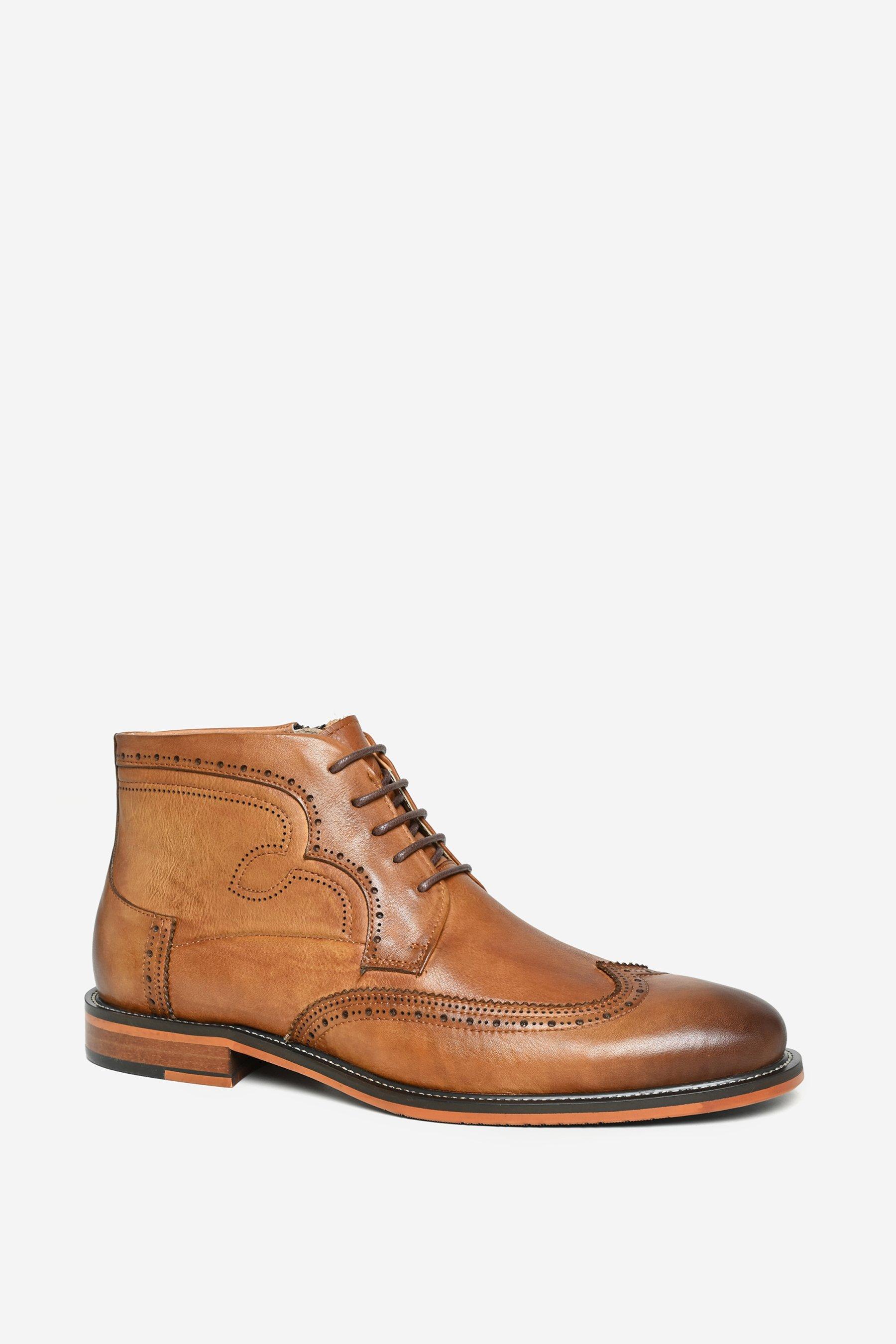 Кожаные ботинки броги премиум-класса 'Brackley' Alexander Pace, коричневый