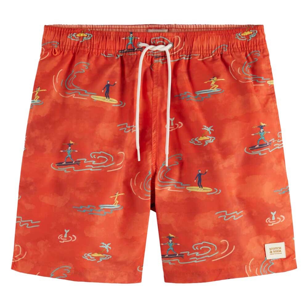 

Шорты для плавания Scotch & Soda 175368, оранжевый