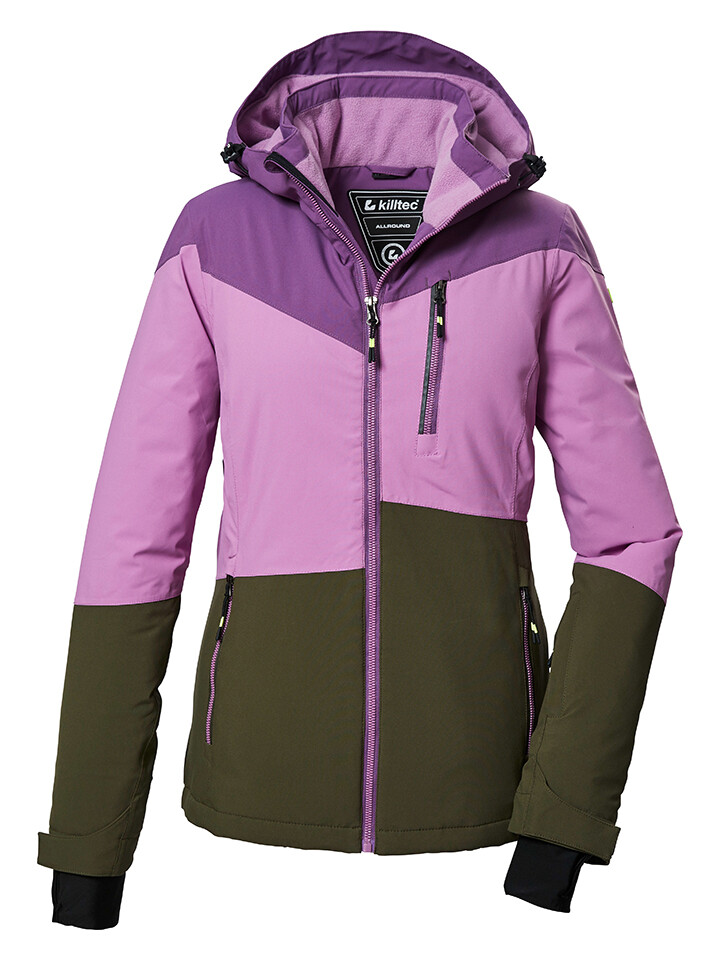 

Лыжная куртка Killtec, цвет Khaki/Rosa/Lila