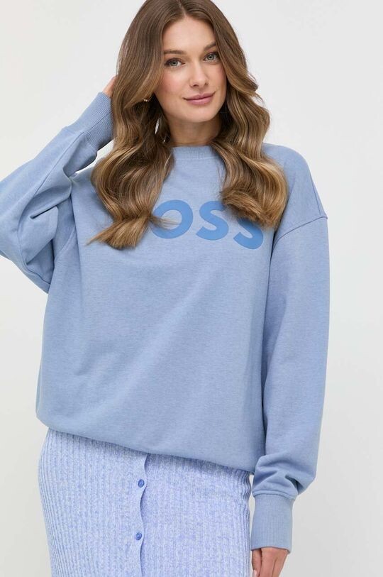 

Толстовка BOSS из хлопка Boss, синий