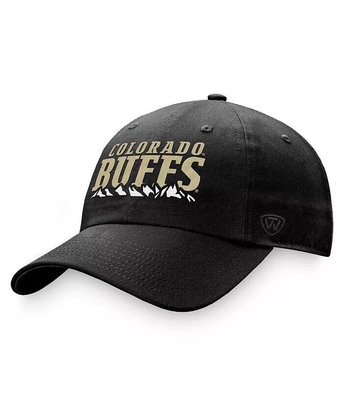 

Мужская черная регулируемая шляпа Colorado Buffaloes Top Of The World, черный