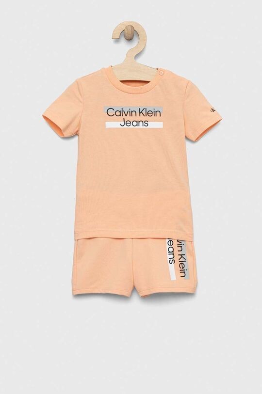 

Детский комплект Calvin Klein Jeans, оранжевый