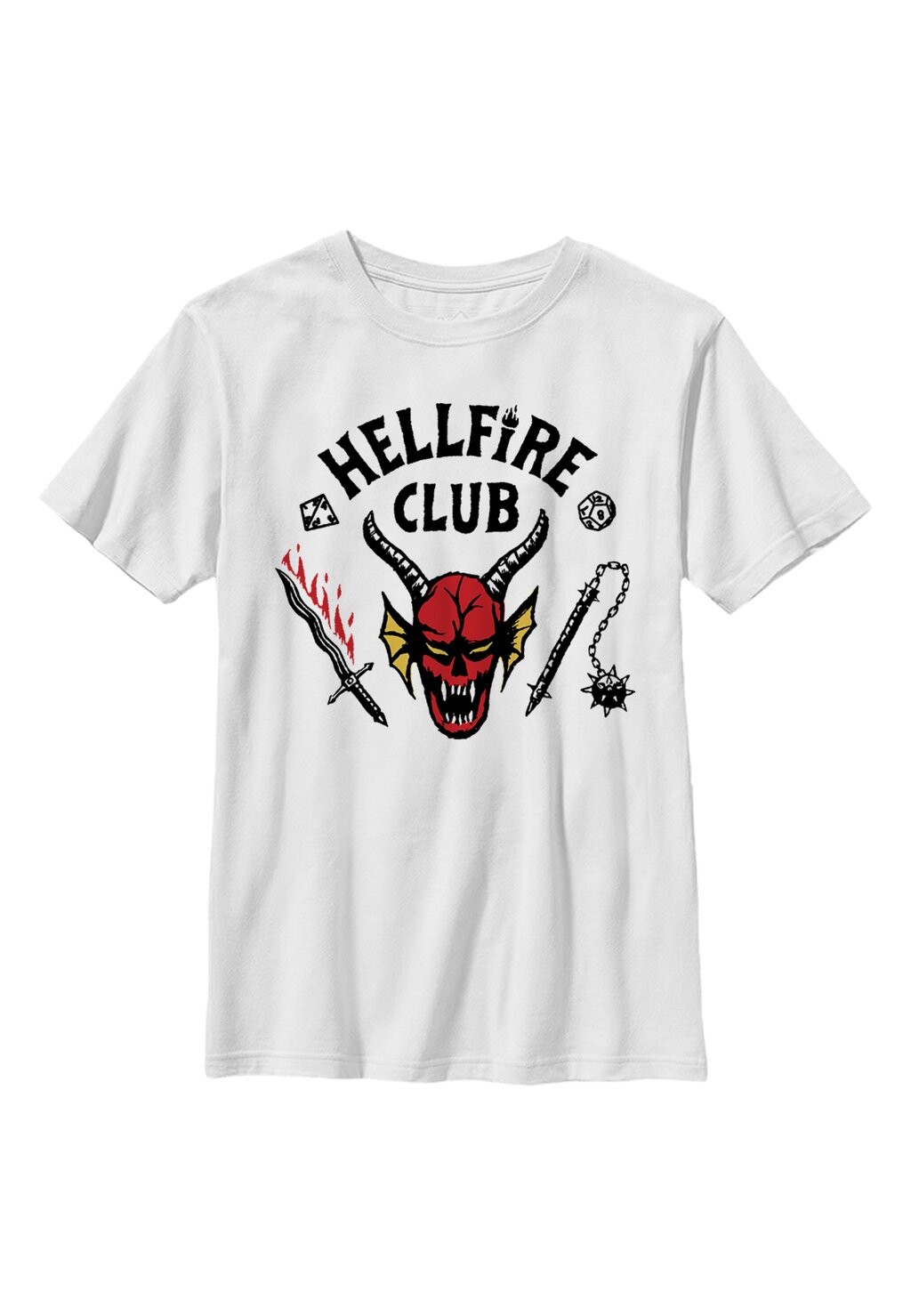 

Футболка с принтом Stranger Things Hellfire Club Henry Tiger, белый