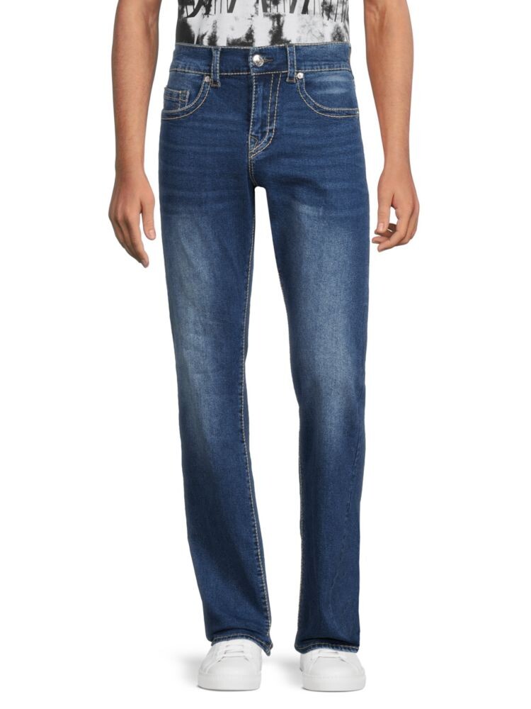 

Свободные прямые джинсы Ricky с высокой посадкой True Religion, цвет Medium Wash