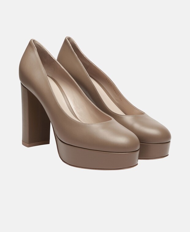 

ТУфли лодочки Gianvito Rossi, кэмел