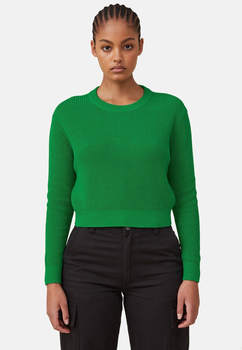 

Вязаный свитер EVERYDAY CROP Cotton On, цвет buzzy green