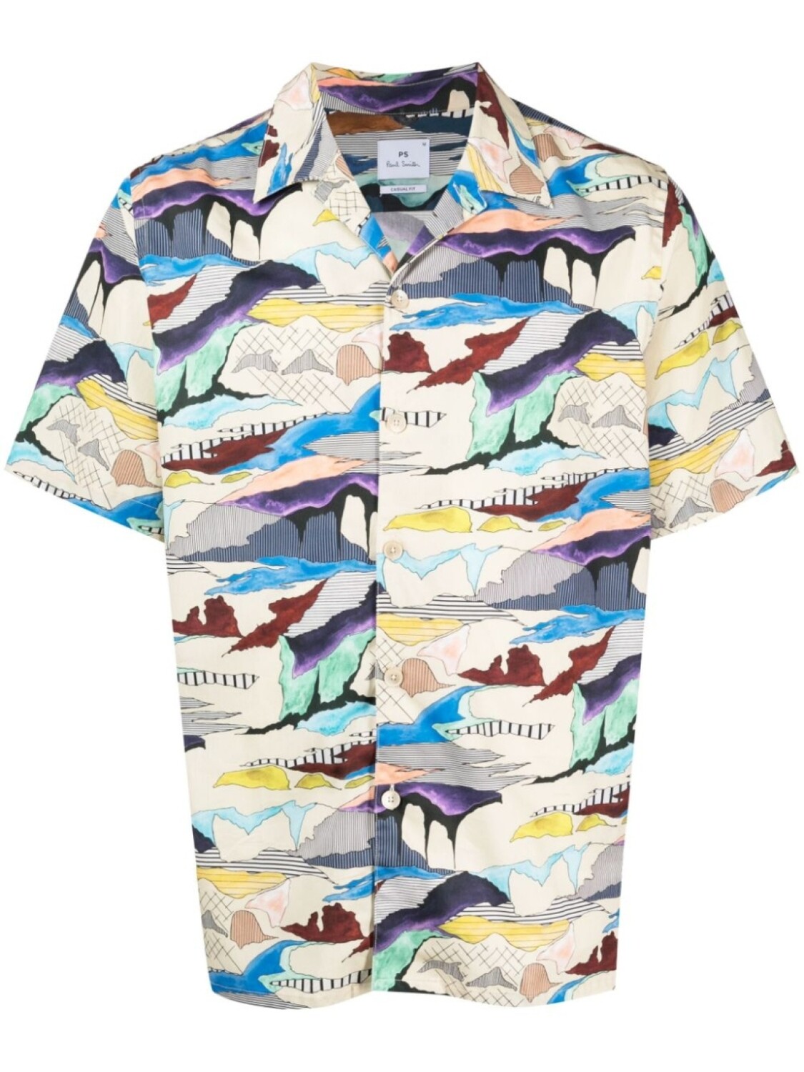 

PS Paul Smith рубашка из органического хлопка, разноцветный