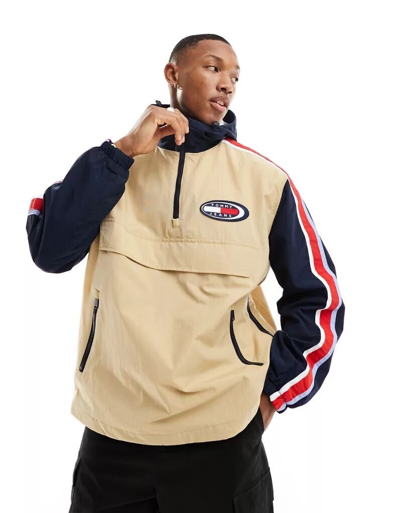

Темно-серая куртка-поповер Tommy Jeans Archive Chicago