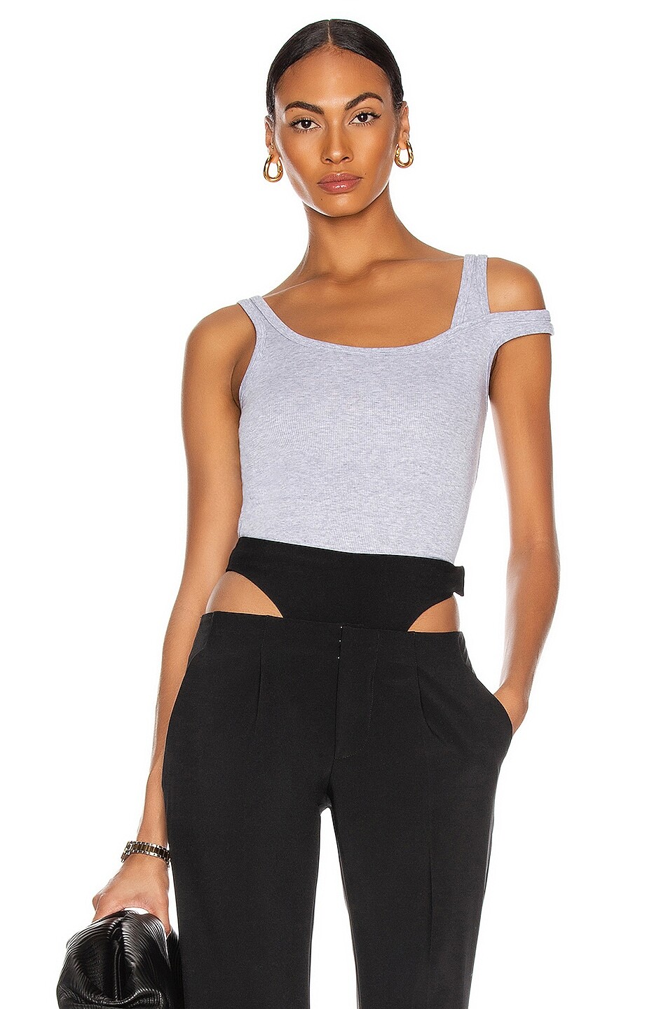 

Топ Kendra Duplantier Lucia, цвет Heather Grey