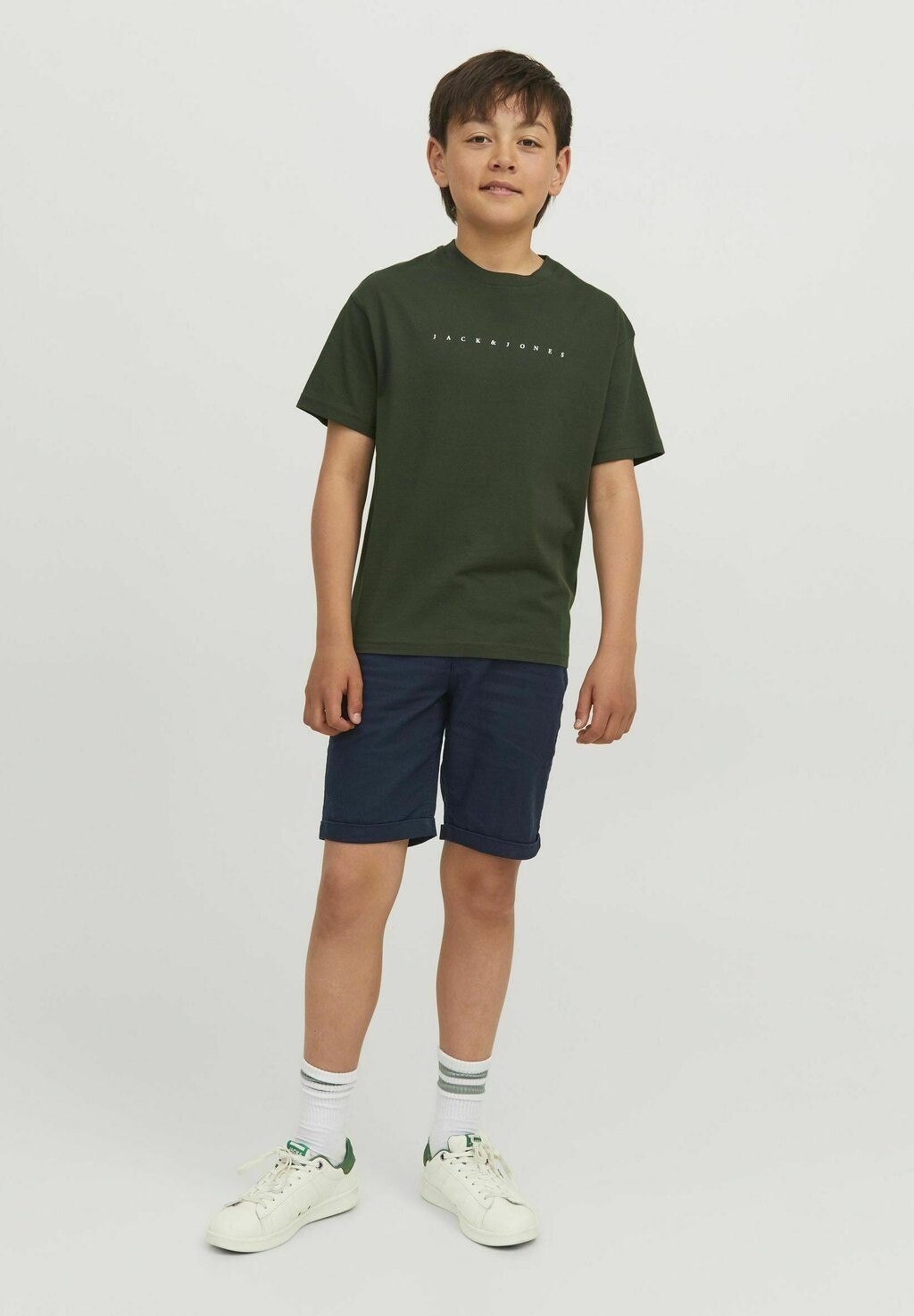 

Джинсовые шорты LEINEN Jack & Jones Junior, цвет navy blazer