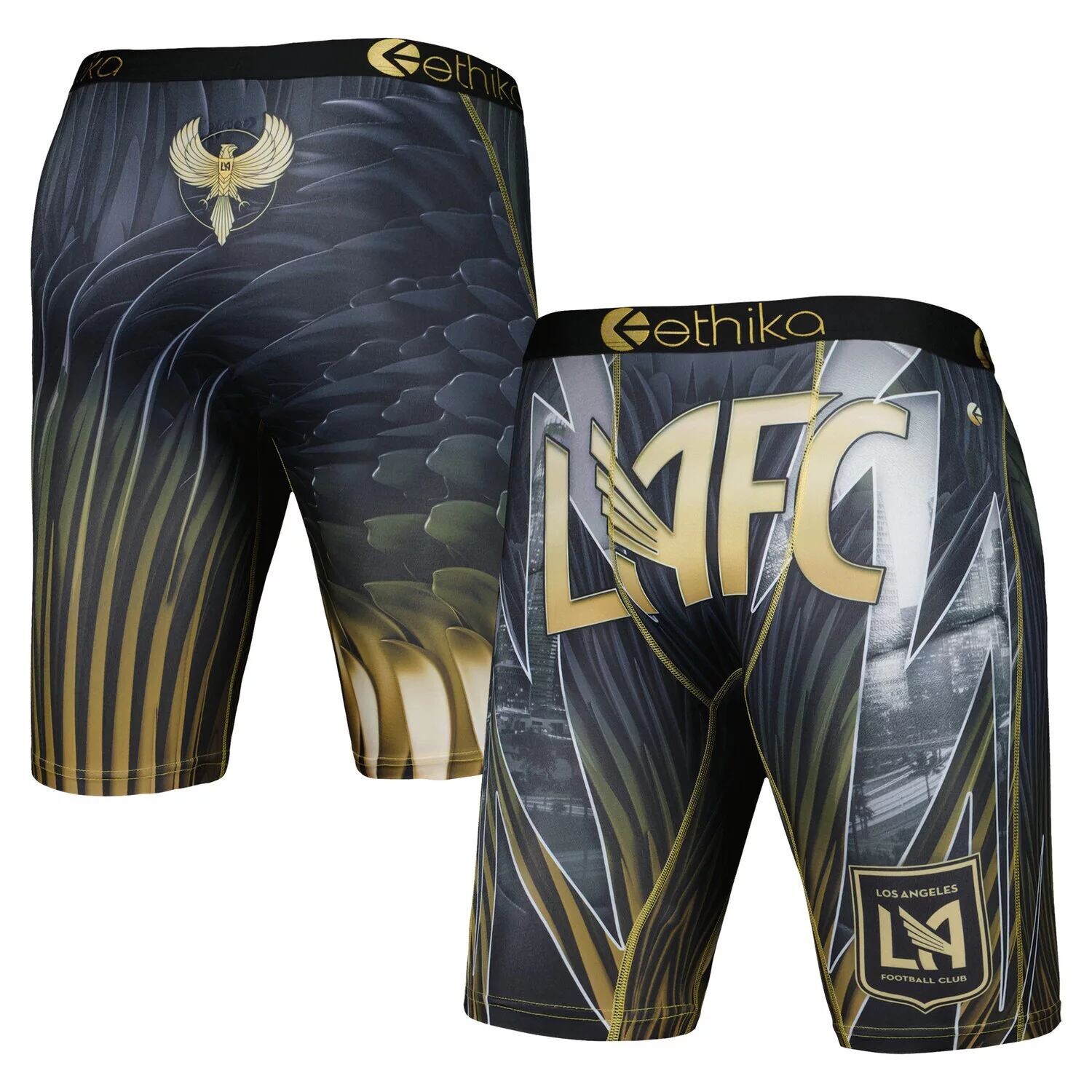

Мужские боксеры из микросетки Ethika Gold LAFC