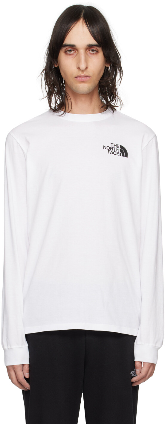 

Белая футболка с длинным рукавом NSE The North Face