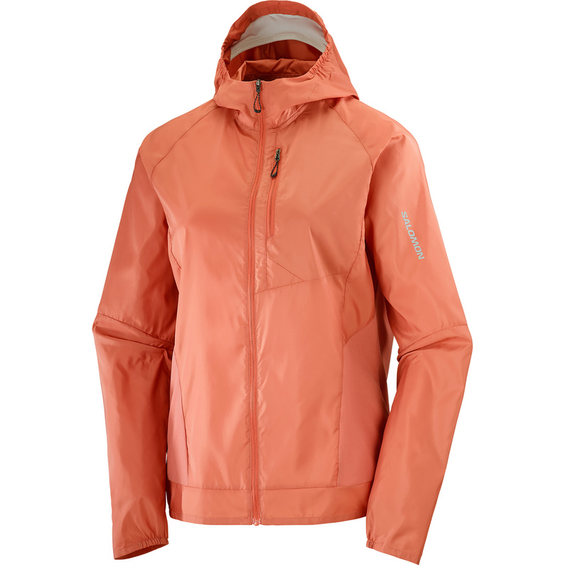 Женская куртка Bonatti Cross FZ Salomon, розовый водоотталкивающая ветровка h