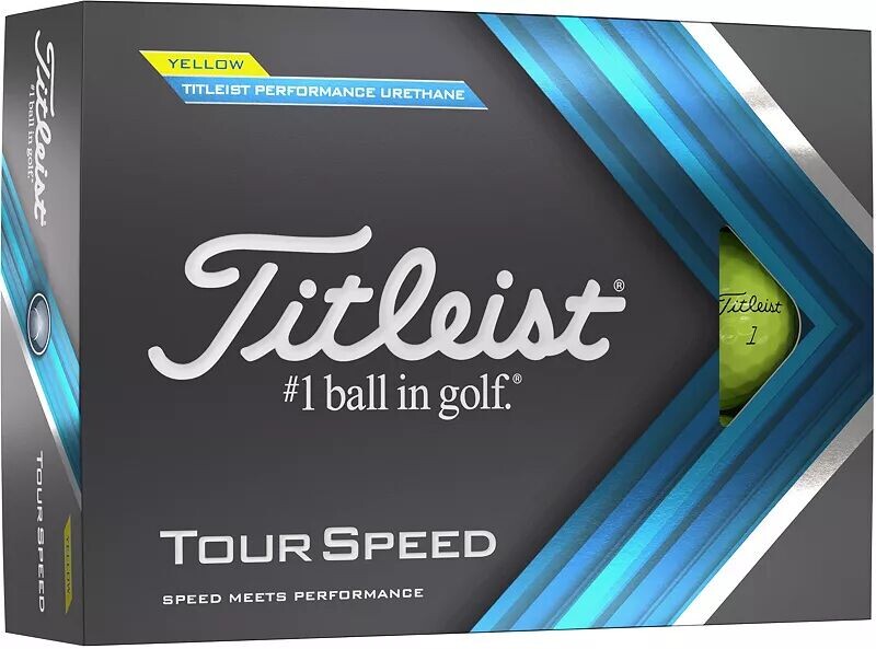 

Мячи для гольфа Titleist Tour Speed ​​2022, желтый