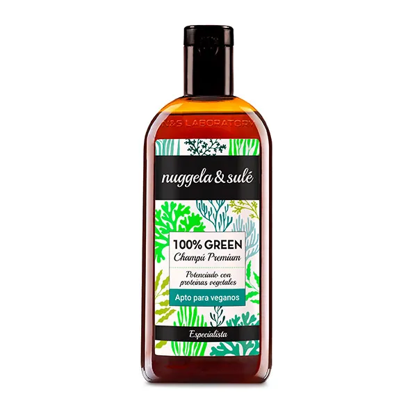 

Обогащено растительными белками 100% Green Champú Premium Nuggela & Sulé, 100 ml