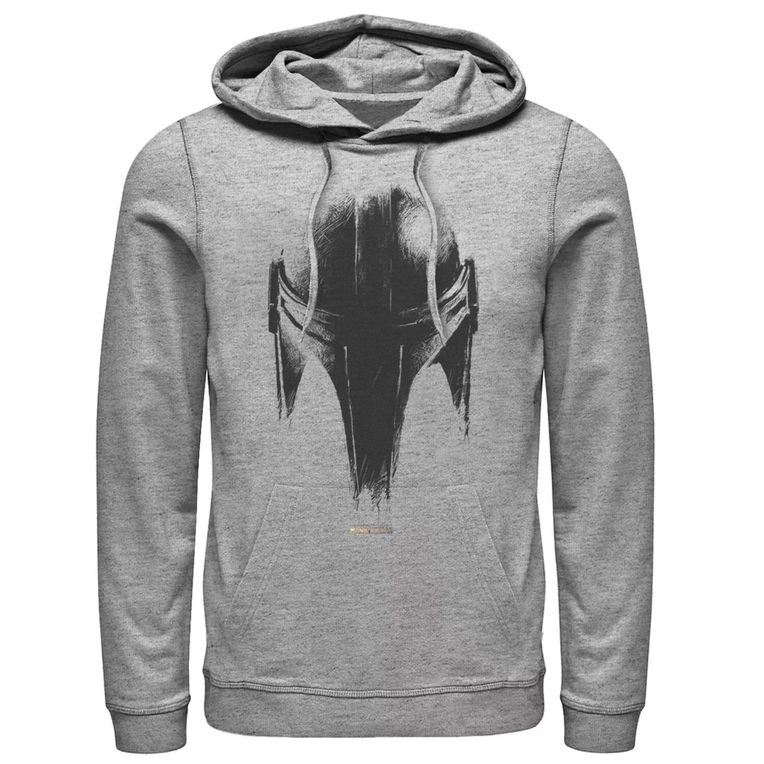 

Мужская худи с рисунком в виде металлизированного шлема The Mandalorian Helmet Star Wars