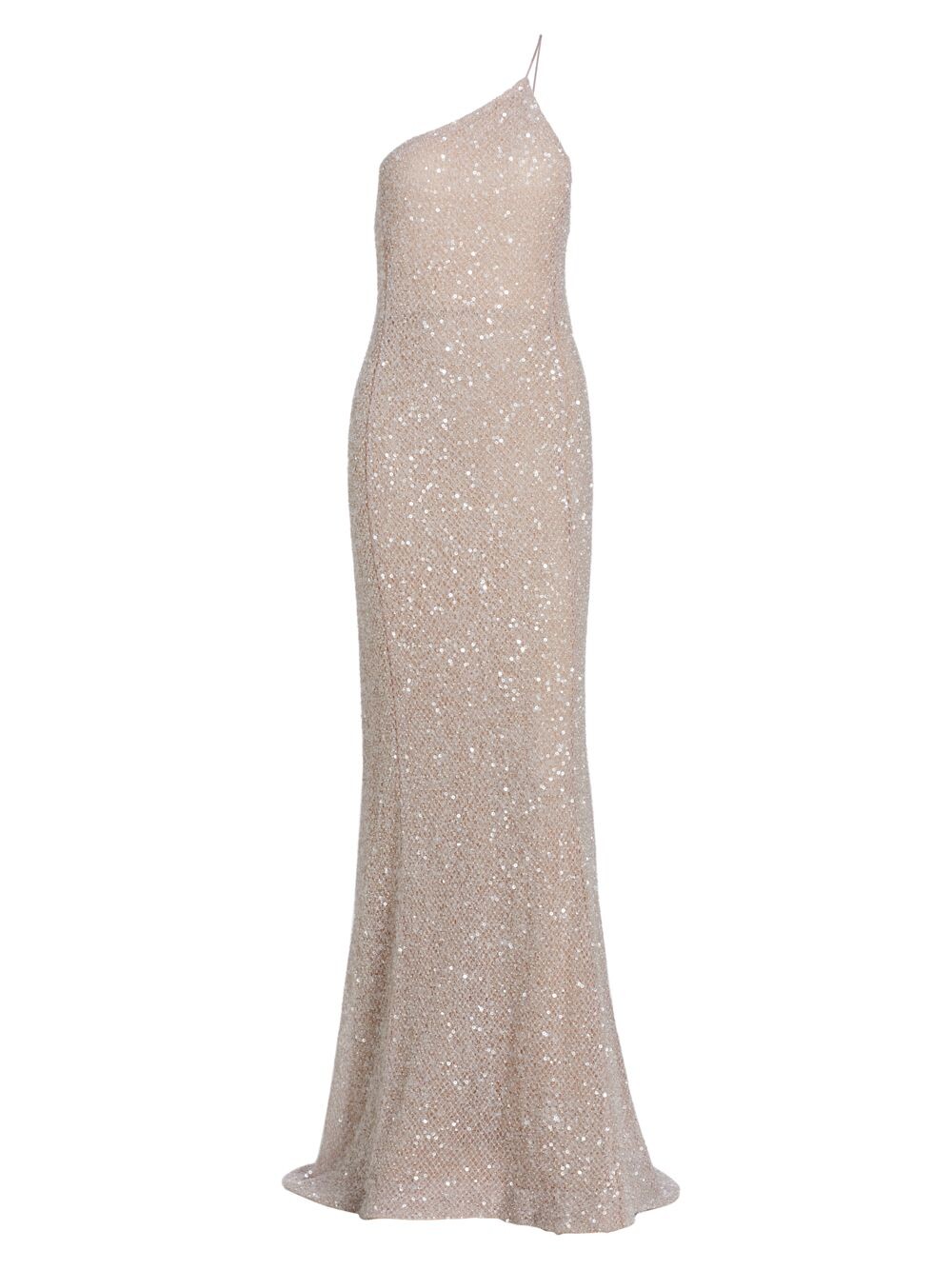 

Расшитое пайетками платье на одно плечо Jason Wu Collection