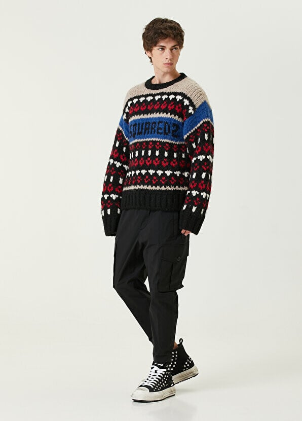 

Черные брюки-карго Dsquared2, Черный