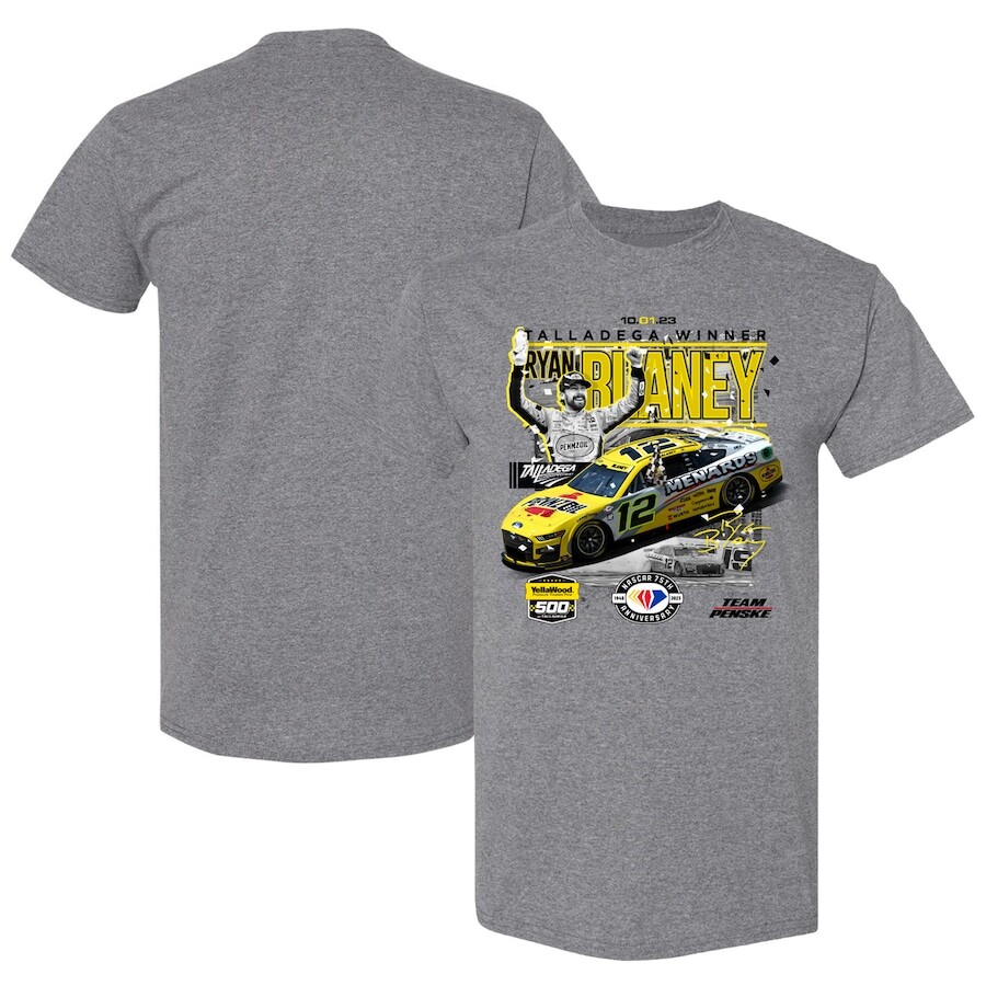 

Футболка с коротким рукавом Checkered Flag Sports Ryan Blaney, угольный