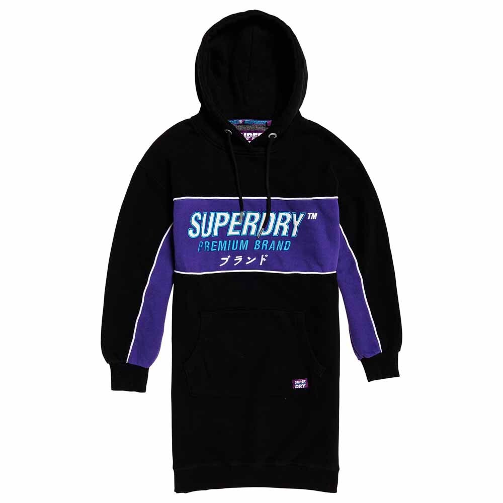 

Короткое платье Superdry Graphic Panel, черный